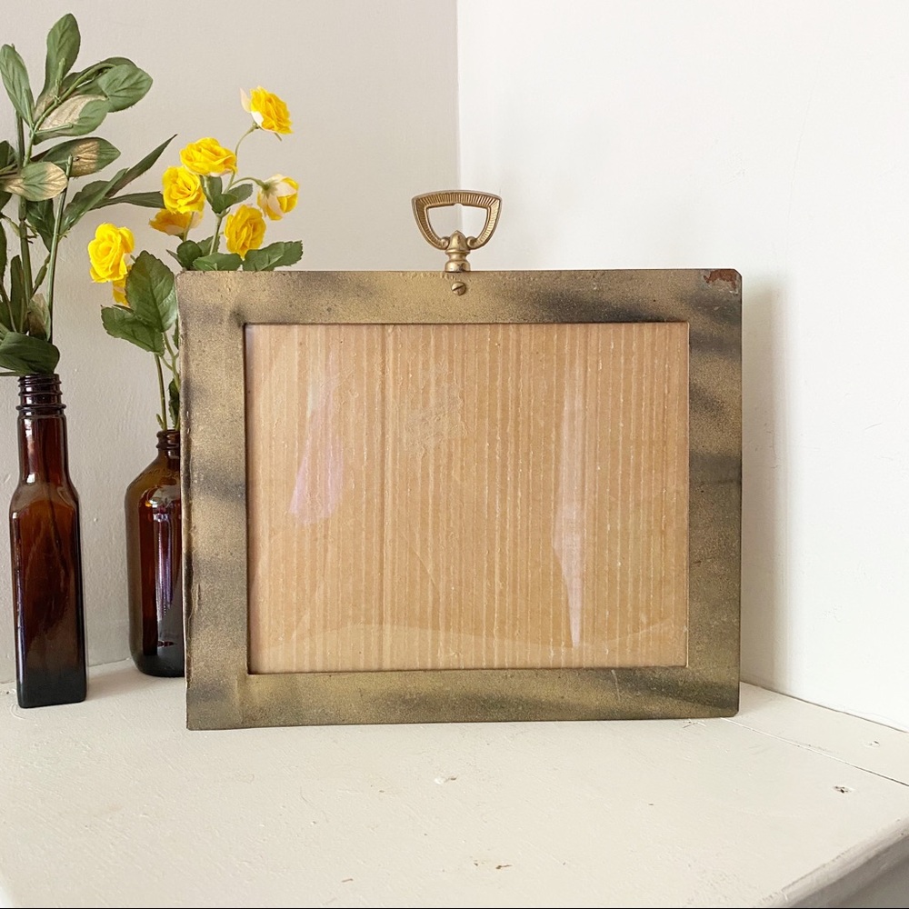Vintage metal wall hanging frame